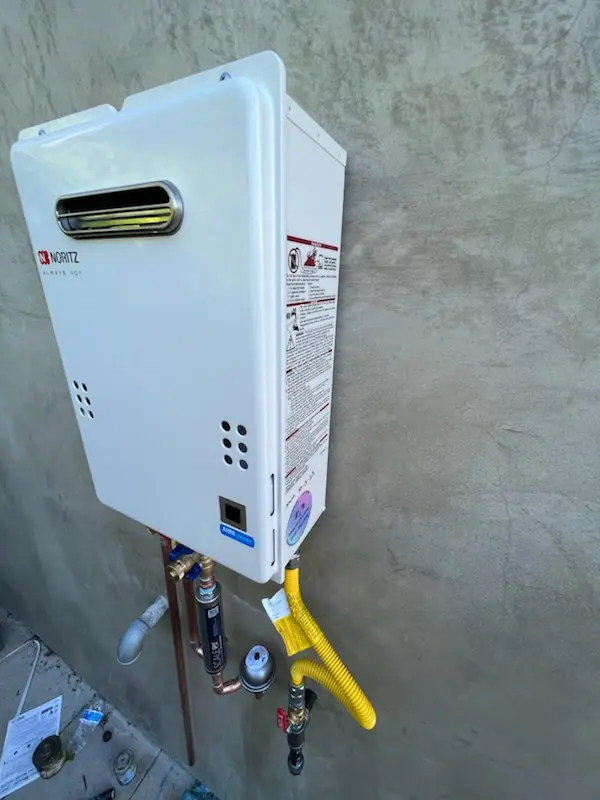 Tankless water heater installation for Grimes homes